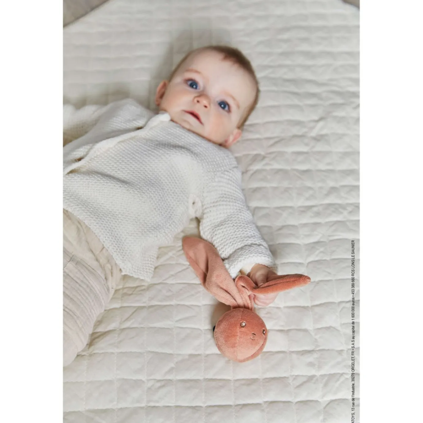 Kaloo Rabbit Rattle Ball Terracotta> Rattle