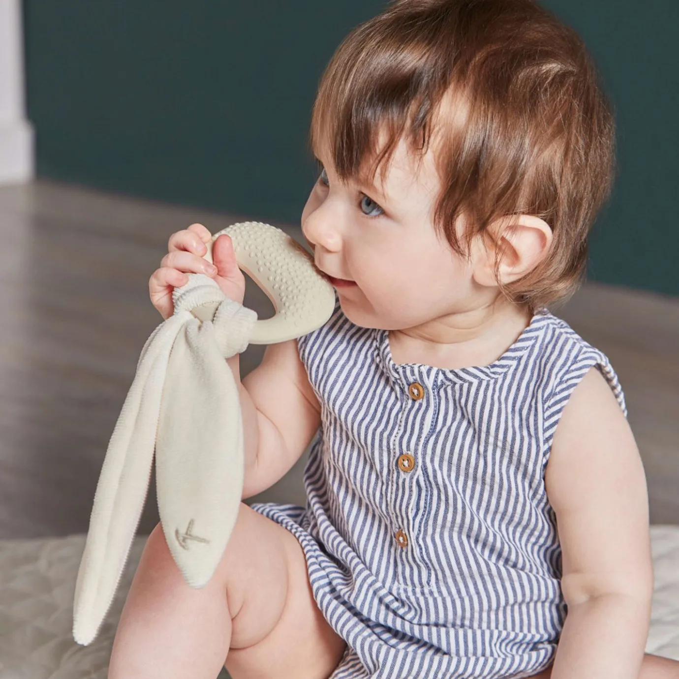 Kaloo Rabbit Teether Cream> Teething Ring