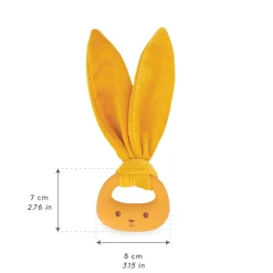 Kaloo Rabbit Teether Ochre><noscript><img width=