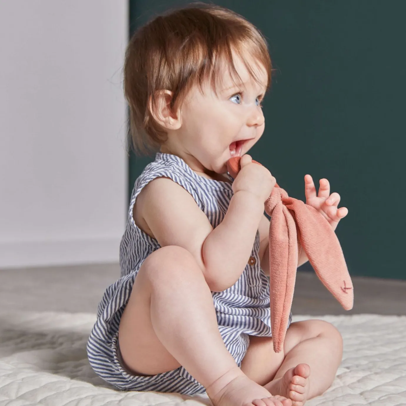 Kaloo Rabbit Teether Terracotta> Teething Ring