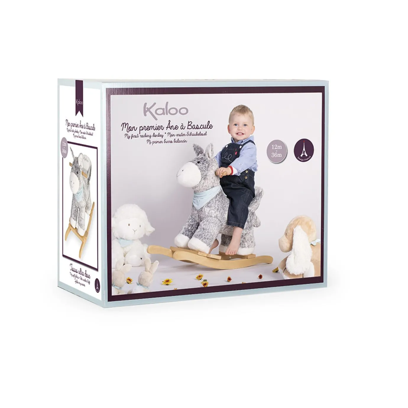 Kaloo Rocking Plush Animal, Regliss'' Donkey> Donkey Teddy