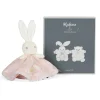 Kaloo Round Doudou Rabbit Pink> Bunny Comforter