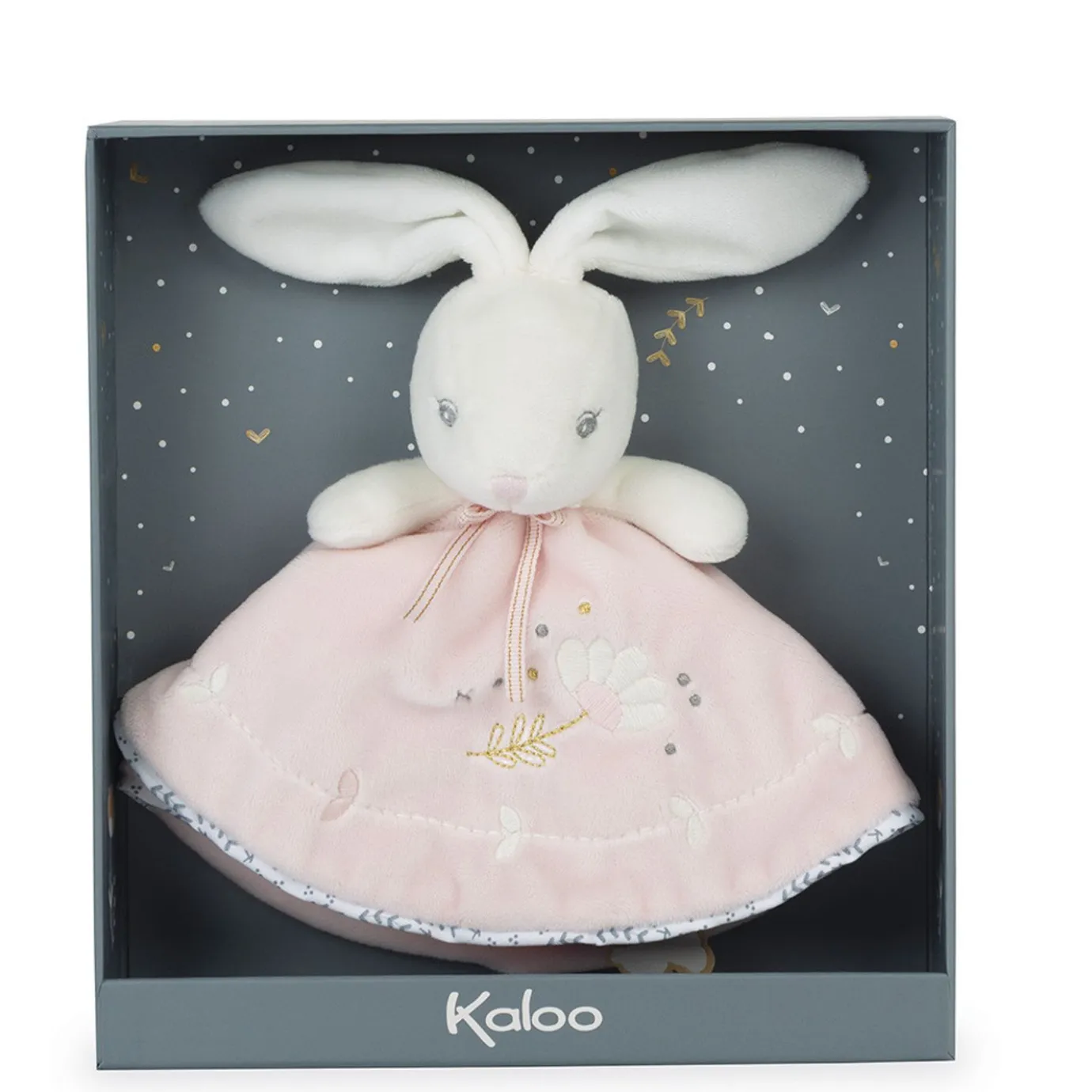 Kaloo Round Doudou Rabbit Pink> Bunny Comforter