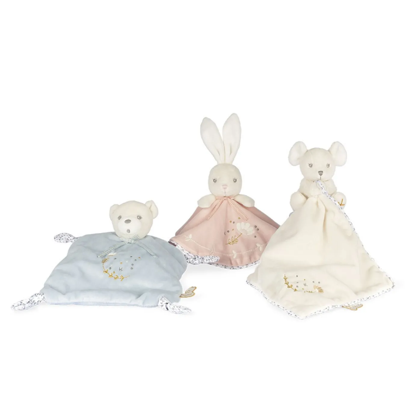 Kaloo Round Doudou Rabbit Pink> Bunny Comforter