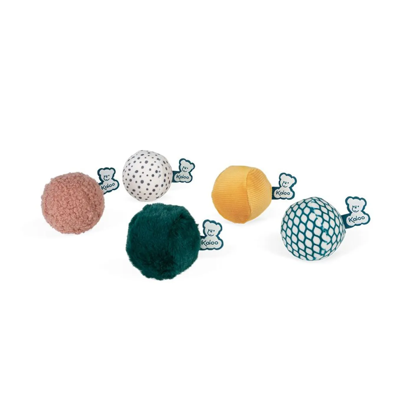 Kaloo Sensory Soft Balls Set For Baby (5 Pieces)> Toys