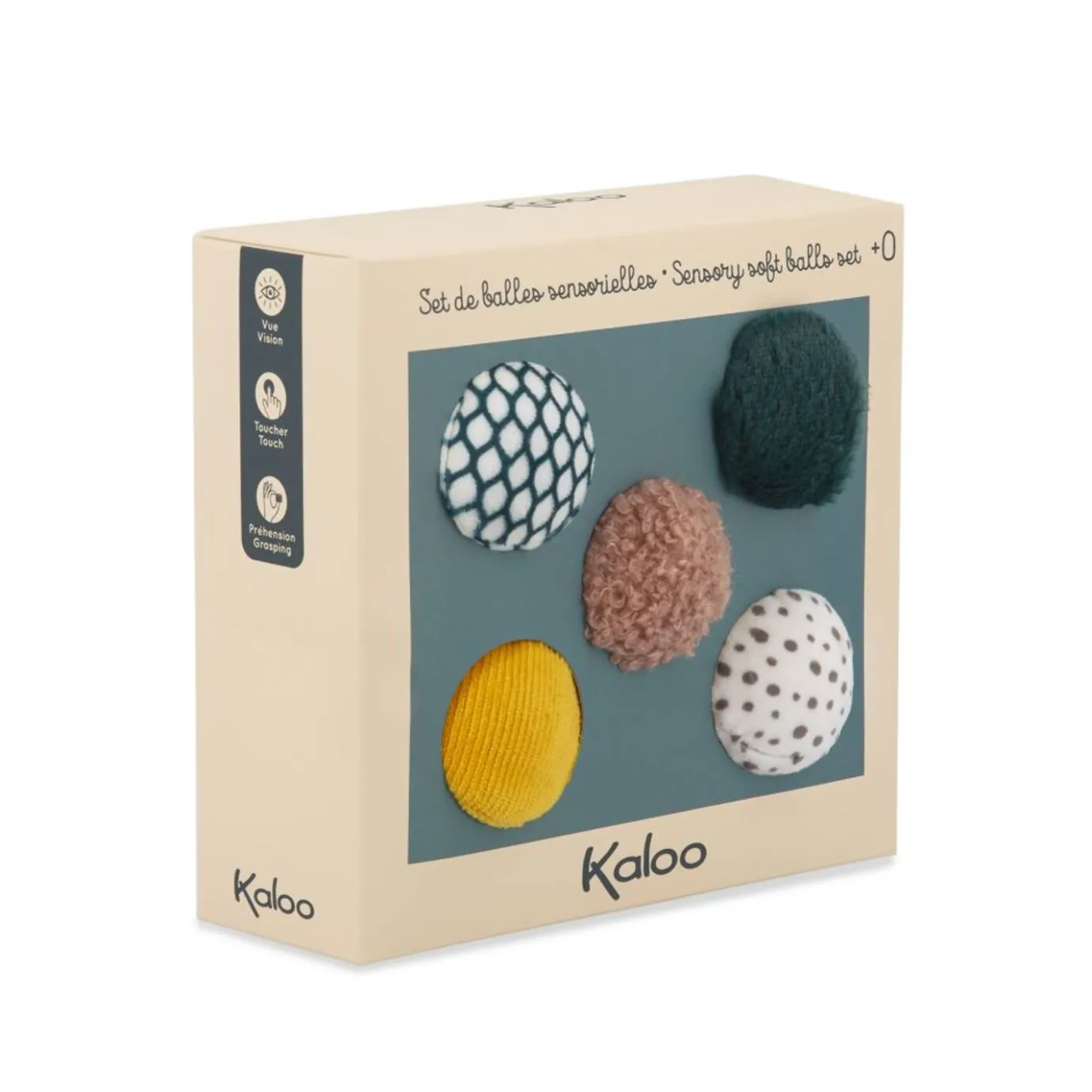 Kaloo Sensory Soft Balls Set For Baby (5 Pieces)> Toys