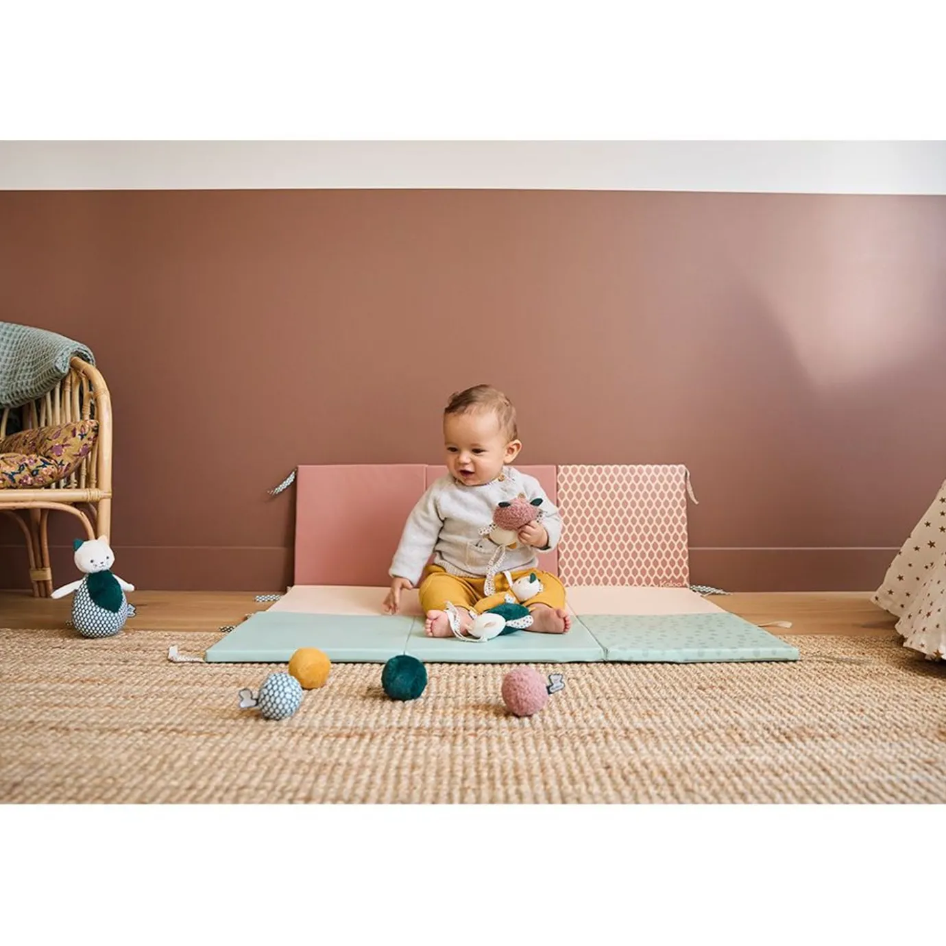 Kaloo Sensory Soft Balls Set For Baby (5 Pieces)> Toys