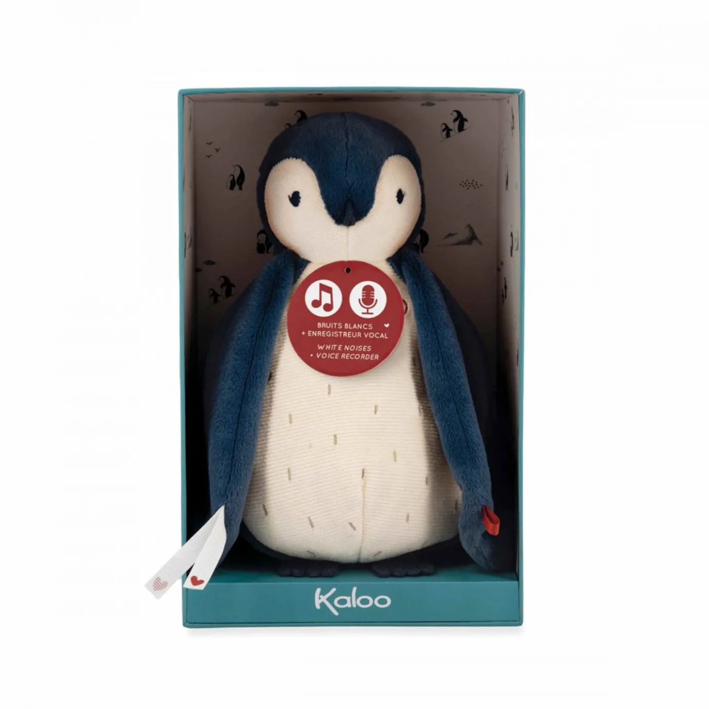 Kaloo White Noises Voice Recorder Plush Blue> Stuffed Animals